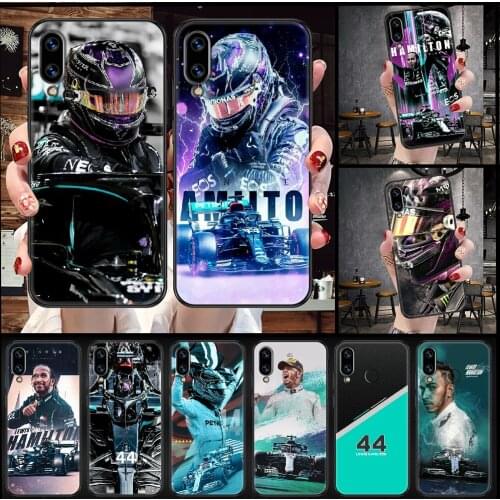 Racing racer Lewis Hamilton 44 Phone Case For Huawei Honor 6A 7A 7C 8A 8X 8 9 9X 10 10i 20 Lite Pro black painting Etui art