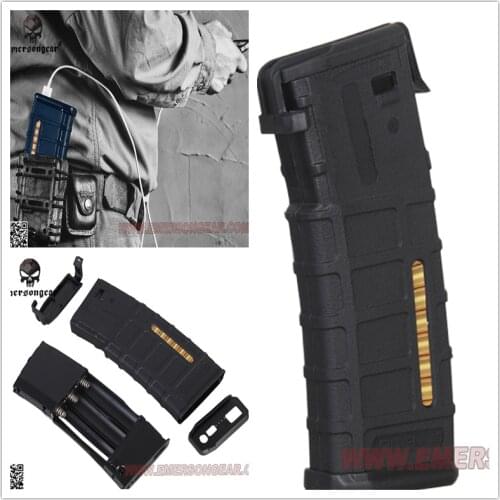 Emersongear Pmac Magzine Style Powerbank Case Intelligent Portable (NO Battery) Tactical outdoor sports Hunting Party Supplies