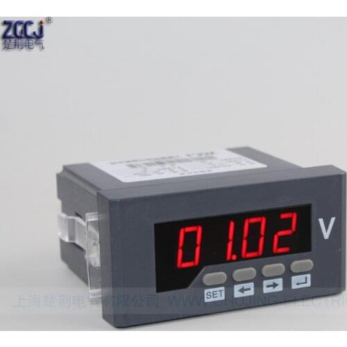 True RMS AC220V power supply digital volt panel meter AC voltage meter range AC 0-450V Voltmeter CJ-AV51 in stocks