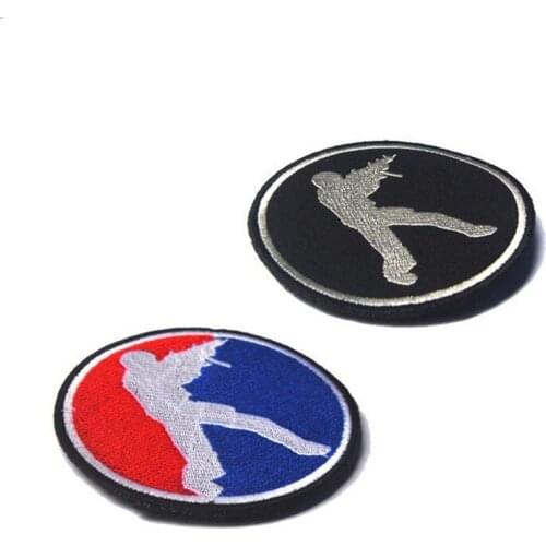 1PC Hot steam CS double - sided 100% embroidered tactical uniforms badge clothes HOOK / LOOP 7CM