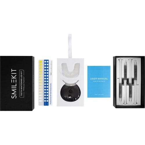 Dental Teeth Whitening Kit With 32 Led Light Machine Desensitizing Gel Pen Bleach Tooth Whitener 35% Carbamide Peroxide