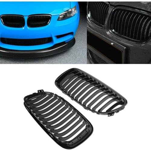 Gloss Black Car Front Bumper Grill Grille Sport Kidney Grilles For BMW E90 3 Series E90 E91 323i 325i 328i 330i 335i 2008-2011