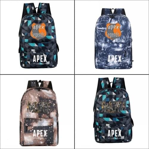 Cartoon backpack Games Apex Legends Backpack Women Men Backpack Travel Laptop Shoulders Bags Teenage Bookbag