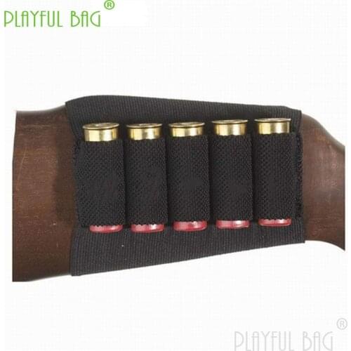 Outdoor sports CS bag 5-hole toy bullet bag waist bag 5-hole waist sleeve accessories bag soft bullet gun bag qd09