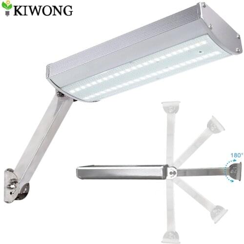 800lm Super Bright Solar Light Motion Sensor Rotable Solar Lamp 48pcs Leds Aluminium Alloy Shell Lighting For Outdoor Garden