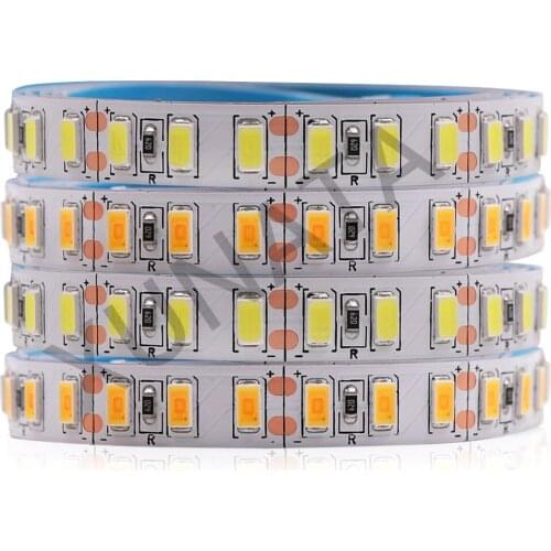 DC 12V Epistar Chip LED Strip Natural/Cold/Warm White Super Bright SMD 5630 5730 120leds/m Flexible Led Tape Light 1m 2m 5m