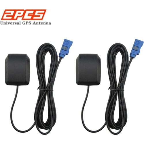 2PCS Universal GPS Antenna 3 Meters For VW RNS310 MFD2 MFD3 Aerial for Audi Passat for Mercedes for Benz Fakra 1575.42MHz