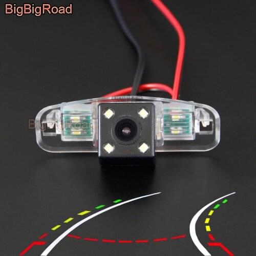 BigBigRoad Car Intelligent Dynamic Trajectory Tracks Rear View Camera For Honda Accord 7 Spirior 2002 2007 Accord 8 2003- 2005