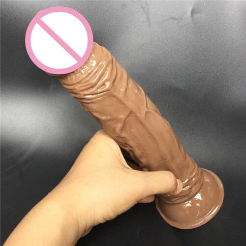 8.9 inch 23 cm big dildo ,realistic penis, suction cup penis sex toy for woman sex product