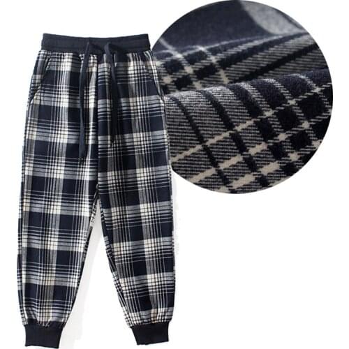 Teenager Boy 4-14 Years Casual Plaid Pants Autumn Fashion Elastic Waist Trousers Kids Daily Matching Clothes Big Child Bloomers