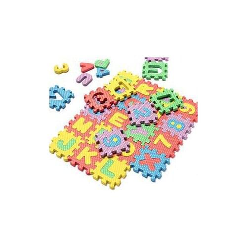 2016 Kid Baby Toy Foam Puzzle Mat Numbers+Letters Floor Mats EVA Foam Puzzle Play Mat Baby Crawling Mats Carpet