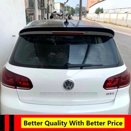 For Volkswagen Golf 6 VI MK6 2010 2011 2012 2013 High Quality carbon fiber/FRP Car Tail Wing Decoration Rear Trunk Spoiler