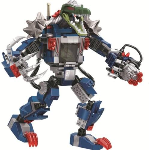 DIY Creative Plants VS Zombie Future Edition Model Building Blocks Kit Brick Figures Toy for Children Gifts