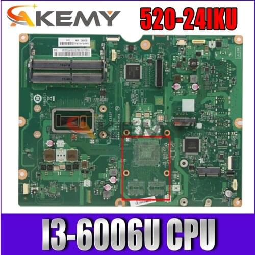 For Lenovo AIO 520-24IKU i3 UMA Computer Integrated Main Board I3-6006U cpu number LA-E882P
