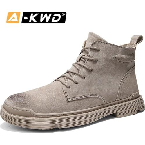2019 Men-Shoes Turnschuhe Mens Shoes Mens Shoes Leather Black Fashion High Top Man Boots Pu Leather Sneakers Man Footwear