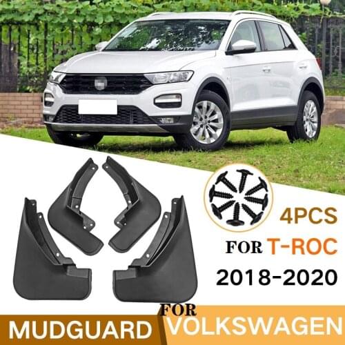 Set For Volkswagen VW T-ROC T Roc TRoc 2018-2020 Car Mudguards Mud Flap Flaps Splash Guards Fender Mudflaps Car Accessories