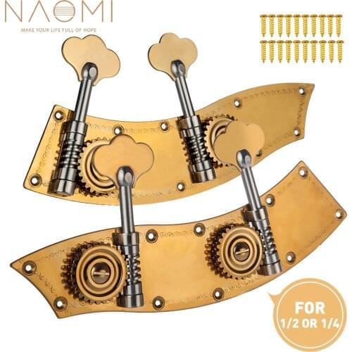 NAOMI 1/2 1/4 Upright Double Bass Peg Metal Bass Peg Set Up Double Bass Pegs Conjoined Bass Peg Brass