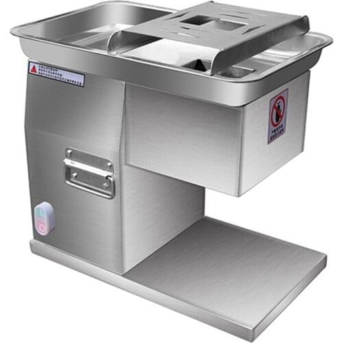 Desktop Meat Slicer Commercial Fish Slicer Meat Cutting Electric Automatic Stainless Steel Vegetable Meat Grinder