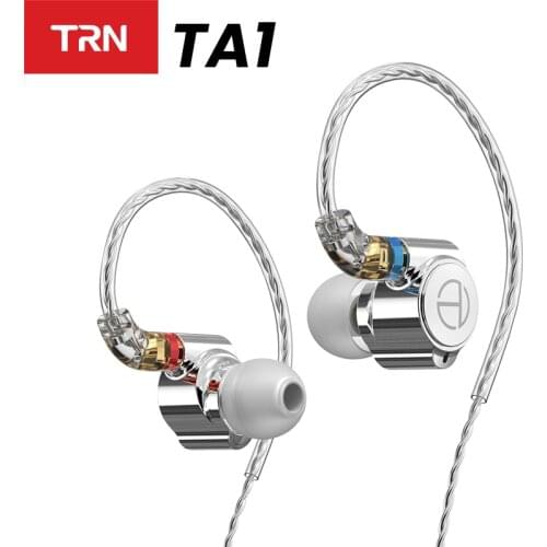 TRN TA1 Earphone 1 Knowles BA + 1DD Hybrid In-Ear Monitor Earbuds with MMCX Connetor