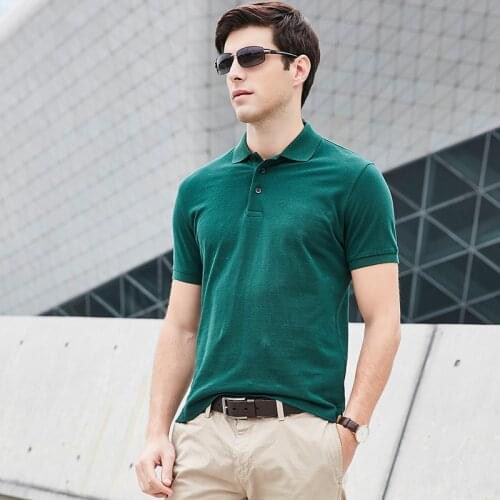 MRMT 2021 Brand New Mens Polo Shirts Pure Cotton Pure Color Casual Lapel Polo Shirt for Male Short-sleeved Tops Polo Shirt