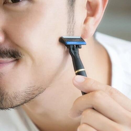 Origianl Xiaomi Huanxing Shaver Manual Razor Beard Shaving Magnetic Shavings Replaceable Shaver Blade Clip Not Electric