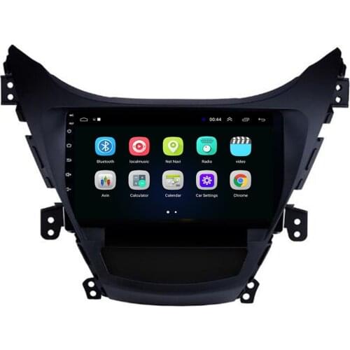 Ram 2GB Android 10.0 9 Inch Car Radio GPS Navi 2.5D For 2011 2012 2013 Hyundai Elantra Support DVR Steering Wheel Control