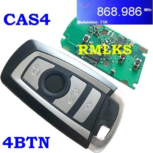 RMLKS 4 Button Remote Smart Card Remote Key Fit For BMW F 5 7 Series 315Mhz 433Mhz 868Mhz CAS4 System