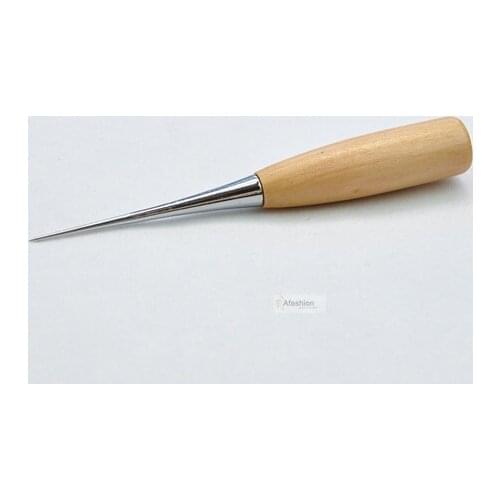 1pc wood handle hair awl Sewing Hole Punching Craft Stitching costura diy Tools