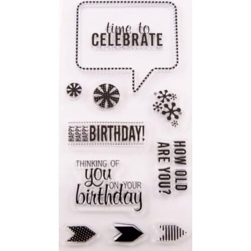 YINISE Silicone Clear Stamps CUTTING DIES For Scrapbooking letter STENCIL DIY PAPER Album Cards MAKING CRAFT RUBBER Stamp MOLD