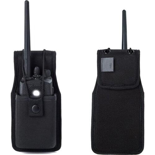 1000D Tactical Walkie Talkie Pouch Military Radio Pouch Case Waist Bag Interphone Holster Portable Tool Bag Outdoor Hunting Bags