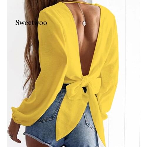 Женские красные рубашки SWEETWOO China At AliExpress