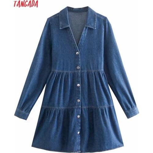 Tangada Fashion Denim Dresses