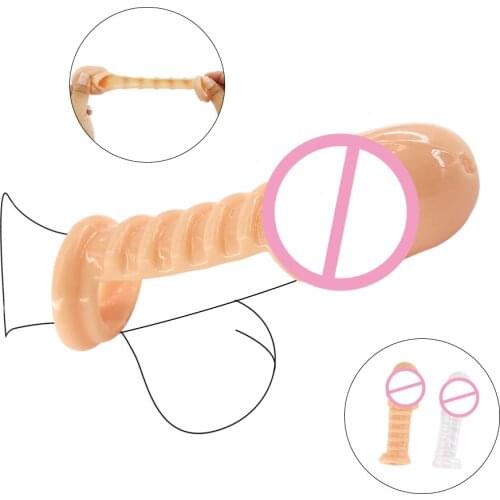 EXVOID ​Penis Extender Enlargerment ​Sex Toys For Men Crystal ​Vagina Stimulate Cock Ring Flesh Penis Sleeve Delay Ejaculation
