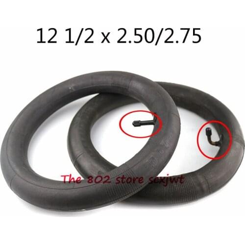2pcs 12 1/2X2.50 2.75"butyl inner tube pocket Bike Scooter Moped 49CC Rear/front Tire Innertube 12 1/2*2.50/2.75