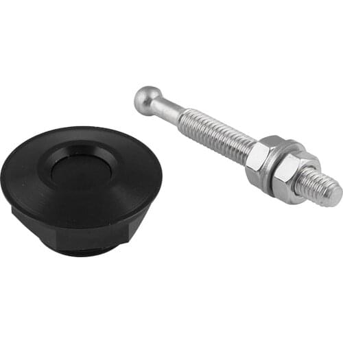 Latch Universal Push Button Low Hood Pins Aluminum Alloy Universal Hood Pin Lock Clip Kit Car Accessories