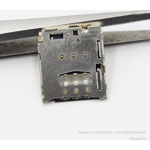 10pcs/lot Sim Card Reader holder Connector socket For Moto G 2nd Gen XT1063 XT1064 XT1068 XT1077 For Lenovo B6000 A5500 B8000
