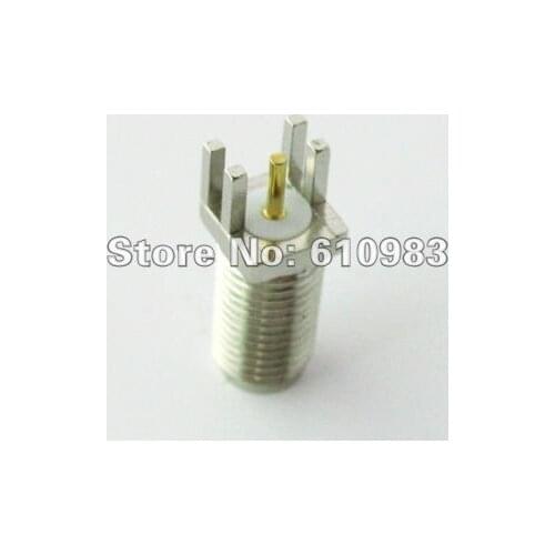10 pieces/lot) SMA Female Jack Edge Mount PC Board PCB Receptacle Adapters nickelplated Connectors New