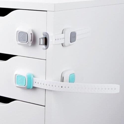 2020 Child Safety Lock Protection Children Locking Doors for Childrens Kids Safety Plastic Cabinet Locks Anti-clip Drawer Lock