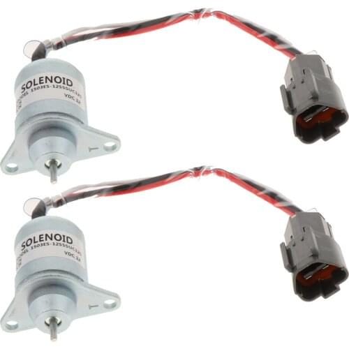 2x 12V Fuel Shut Off Solenoid 1503ES-12S5SUC12S For Woodward Engine