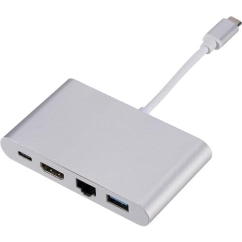 4-in-1 USB 3.1 Type-C Port Expander adds Type-C power output, HDMI video port, USB 3.0 through a type-c interface