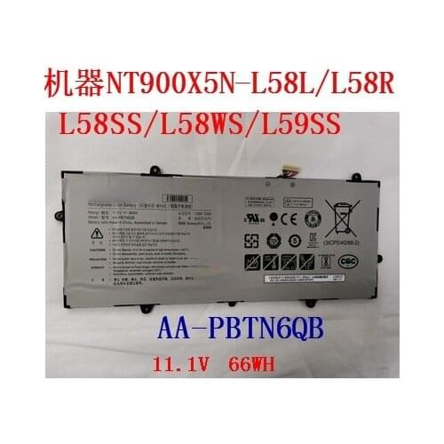 AA-PBTN6QB NT900X5N-L58L/L58R/L58SS/L58WS/L59SS Laptops battery