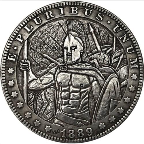 American Morgan Hobo coin Spartan coin Empire Warrior coin gift souvenir
