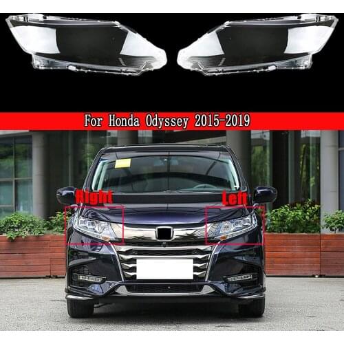 Car Headlight Lens Glass Lampshade Lamp Cover For Honda Odyssey 2015-2019 Headlamp Lens Auto Shell Cover
