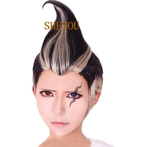 Dangan Ronpa Tanaka Gandamu Cosplay Wig Danganronpa Heat Resistant Halloween Party Cosplay Hair Peruca + Wig Cap