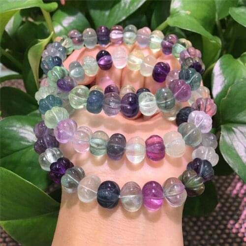 Natural healing stones Rainbow Bracelet rose Round Beads Women Men Anniversary Love Gift Bracelet