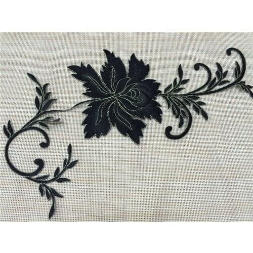 Flower Applique Iron On Patch Embellishment Embroidered Garment Decoration Patches Sewing Supplies