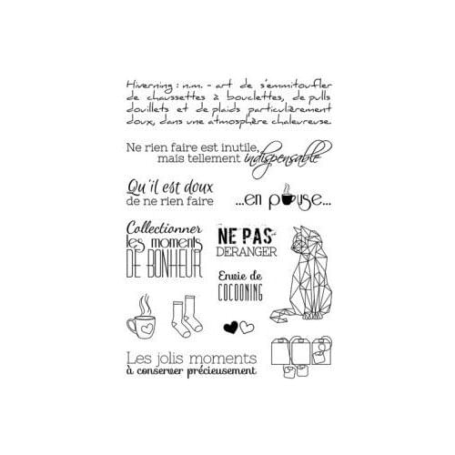 French clear Silicone Rubber Stamp for DIY scrapbooking/photo album Decorative craft 0687