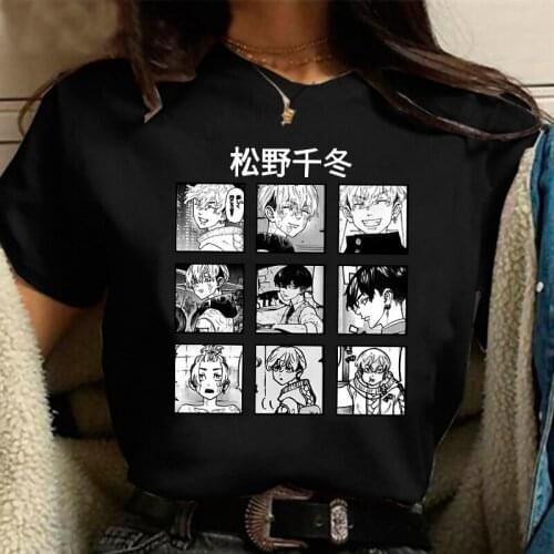 Japanese Anime Tokyo Revengers T Shirt Women Kawaii Harajuku Manga Graphic Tees Anime T-shirt Unisex Summer Tops Tshirt Male 90s