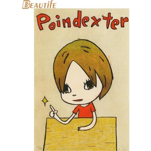 Custom yoshitomo nara Poster Home Decoration Fashion Silk Fabric Wall Poster Custom Poster Print More Size