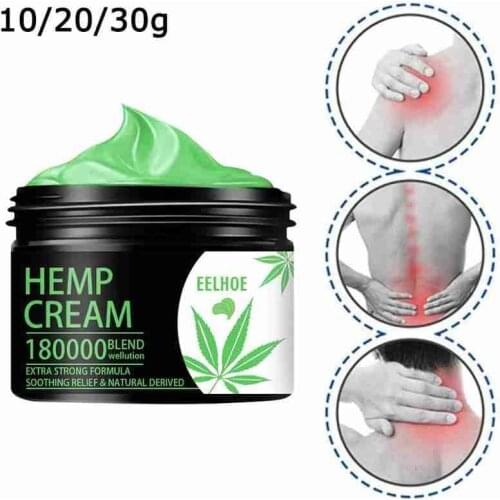 Hemp Cream Natural Cannabis Massage Cream Body Soothing Massage Pain Relief Neck Back Body Muscle Patches Cream Hemp Cream